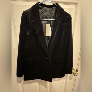 Banana Republic Petite Velvet Blazer